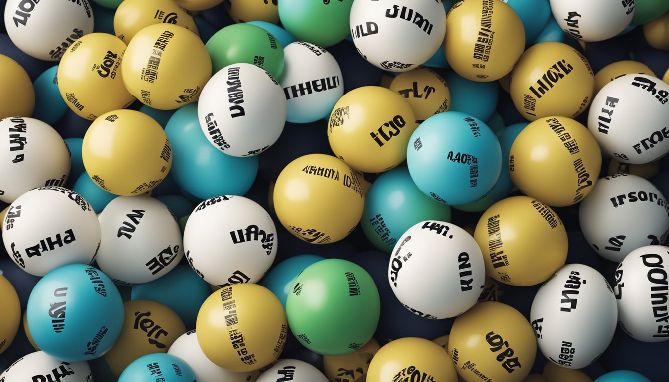 A group of bubble footballs with speech bubbles containing FAQs and life lessons, set against a backdrop of everyday situations