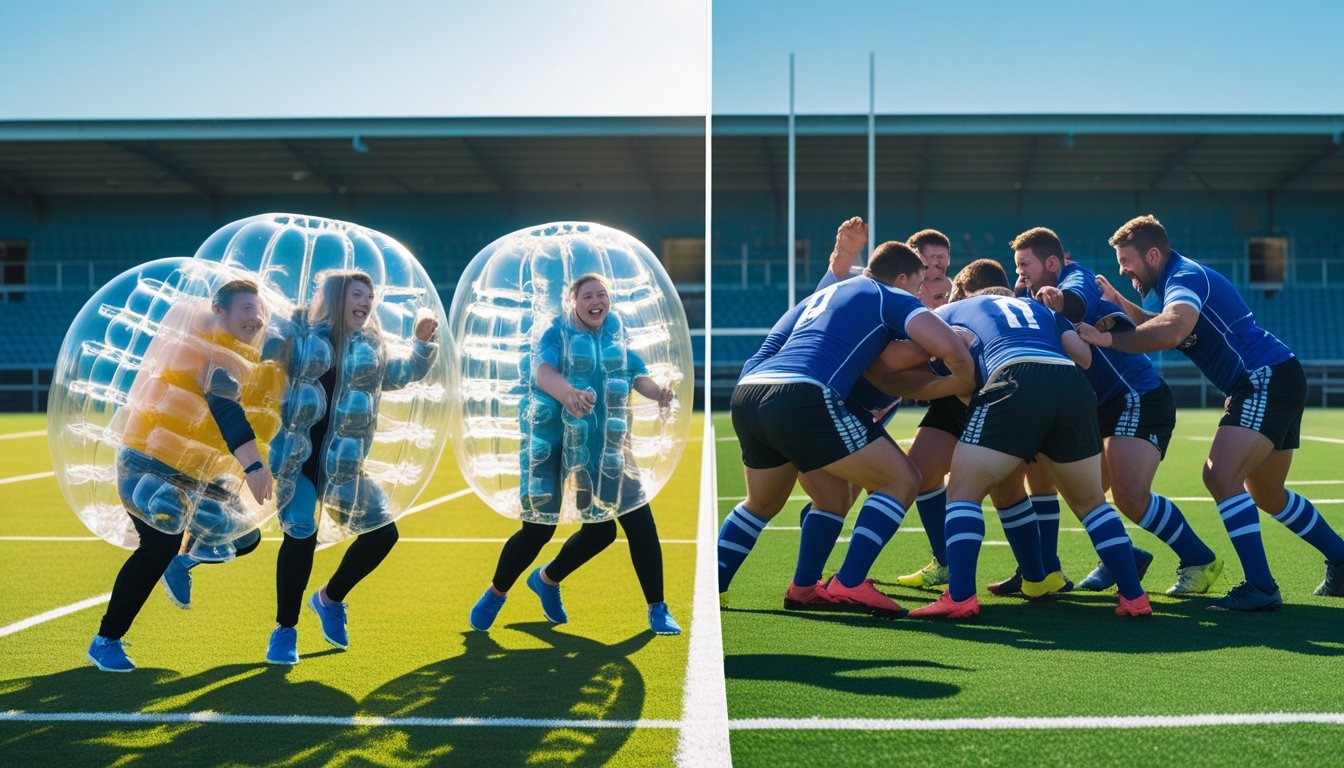 Bubble Football Versus Rugby A Comparative Analysis