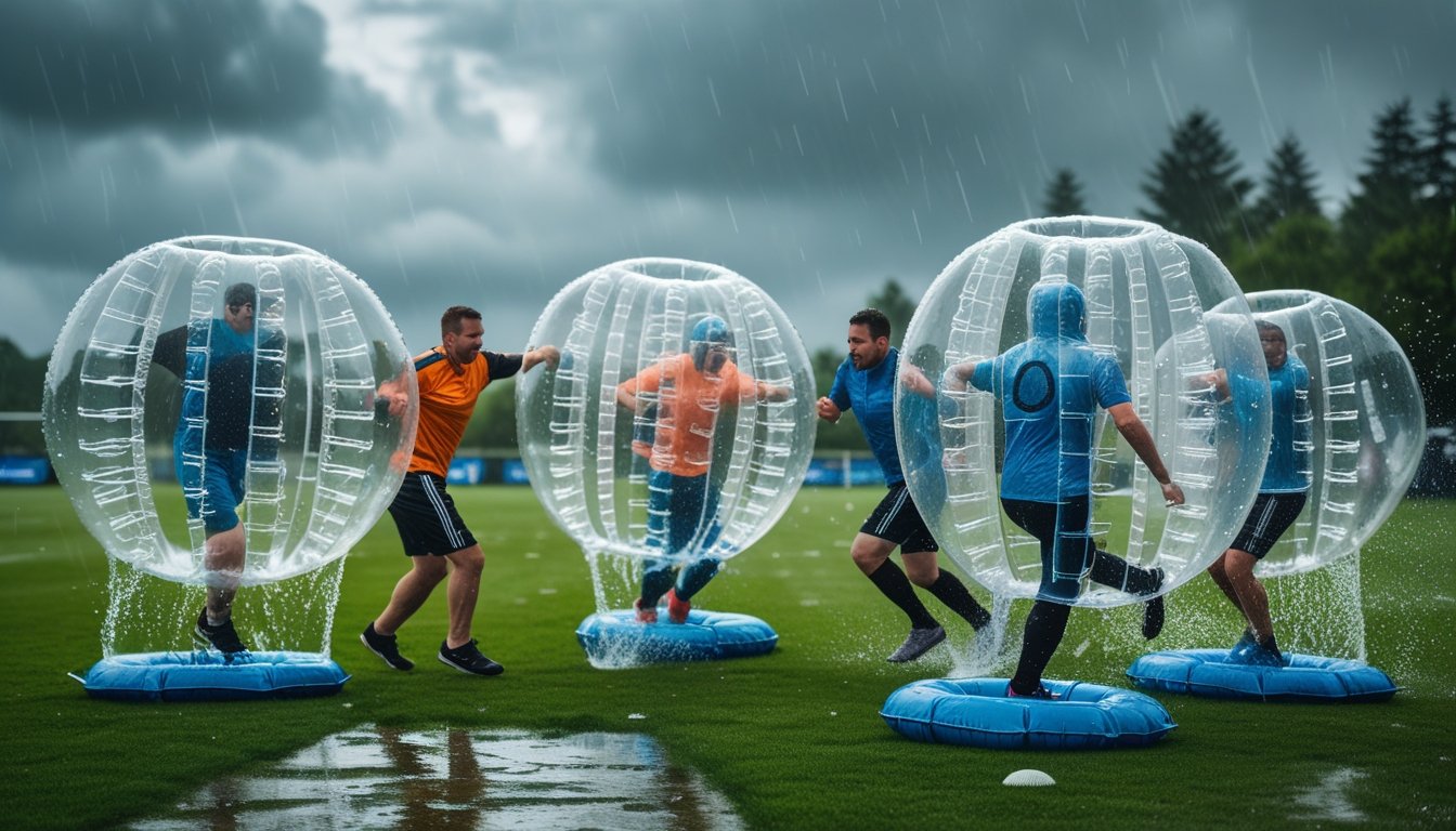 Bubble Football Tips For A Rainy Day Match