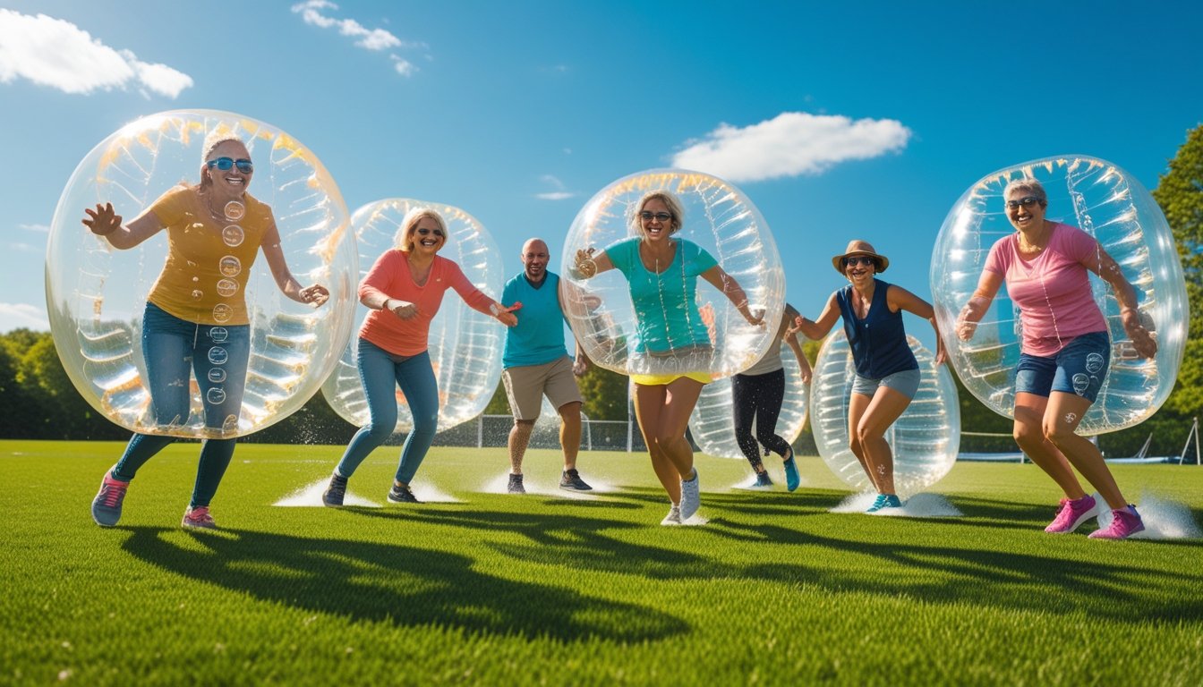 Exploring Creative Bubble Sports Concepts